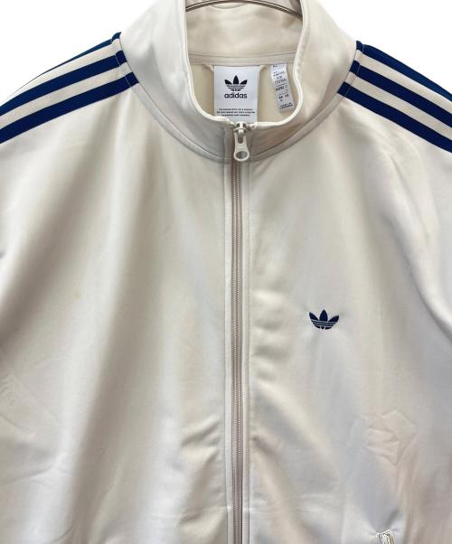 adidas Originals（アディダスオリジナル）adidas originals (アディダスオリジナル) adidas originals　ベッケンバウアー　トラックジャケット ベージュ×ネイビー サイズ:Lの古着・服飾アイテム