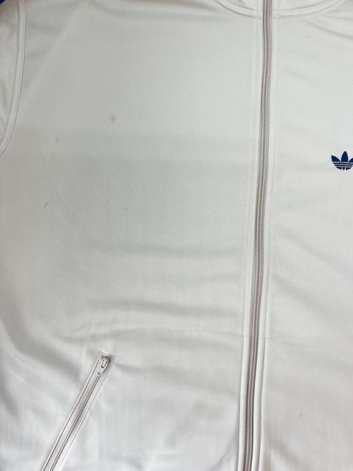 adidas Originals（アディダスオリジナル）adidas originals (アディダスオリジナル) adidas originals　ベッケンバウアー　トラックジャケット ベージュ×ネイビー サイズ:Lの古着・服飾アイテム