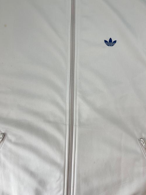 adidas Originals（アディダスオリジナル）adidas originals (アディダスオリジナル) adidas originals　ベッケンバウアー　トラックジャケット ベージュ×ネイビー サイズ:Lの古着・服飾アイテム