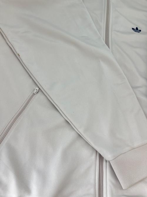 adidas Originals（アディダスオリジナル）adidas originals (アディダスオリジナル) adidas originals　ベッケンバウアー　トラックジャケット ベージュ×ネイビー サイズ:Lの古着・服飾アイテム