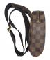 中古・古着 LOUIS VUITTON (ルイ ヴィトン) LOUIS VUITTON  ダミエ　ジェロニモスボディーバッグ ブラウン：80000円