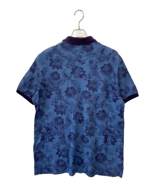 ETRO（エトロ）ETRO (エトロ) ETRO　半袖ポロシャツ ブルー×パープル サイズ:2XLの古着・服飾アイテム