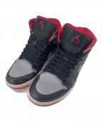 NIKEナイキ）の古着「NIKE AIR JORDAN ハイカットスニーカー」｜グレー×ブラック