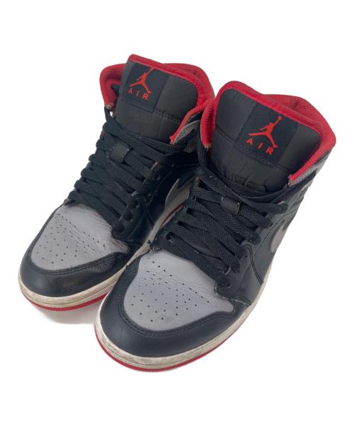 NIKE（ナイキ）NIKE (ナイキ) NIKE AIR JORDAN ハイカットスニーカー グレー×ブラック サイズ:25.0の古着・服飾アイテム