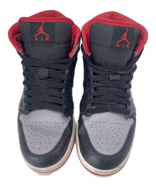 NIKE（ナイキ）NIKE (ナイキ) NIKE AIR JORDAN ハイカットスニーカー グレー×ブラック サイズ:25.0の古着・服飾アイテム