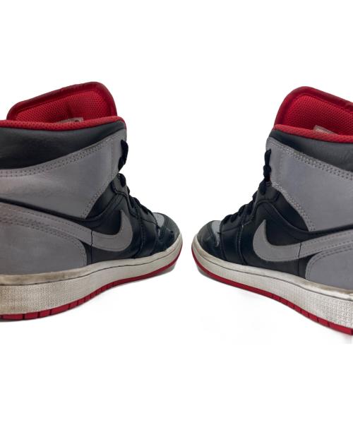 NIKE（ナイキ）NIKE (ナイキ) NIKE AIR JORDAN ハイカットスニーカー グレー×ブラック サイズ:25.0の古着・服飾アイテム