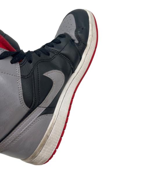 NIKE（ナイキ）NIKE (ナイキ) NIKE AIR JORDAN ハイカットスニーカー グレー×ブラック サイズ:25.0の古着・服飾アイテム