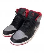 NIKEナイキ）の古着「NIKE AIR JORDAN1 ハイカットスニーカー」｜グレー×ブラック