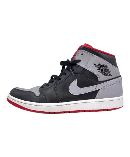 NIKE（ナイキ）NIKE (ナイキ) NIKE AIR JORDAN1 ハイカットスニーカー グレー×ブラック サイズ:28.5の古着・服飾アイテム
