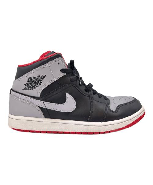 NIKE（ナイキ）NIKE (ナイキ) NIKE AIR JORDAN1 ハイカットスニーカー グレー×ブラック サイズ:28.5の古着・服飾アイテム