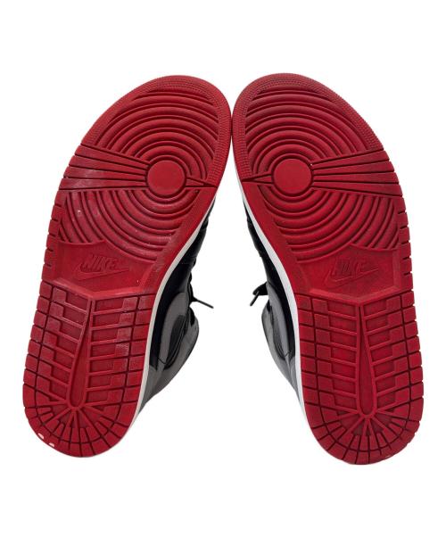 NIKE（ナイキ）NIKE (ナイキ) NIKE AIR JORDAN1 ハイカットスニーカー グレー×ブラック サイズ:28.5の古着・服飾アイテム