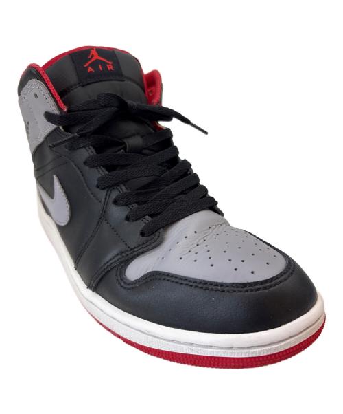 NIKE（ナイキ）NIKE (ナイキ) NIKE AIR JORDAN1 ハイカットスニーカー グレー×ブラック サイズ:28.5の古着・服飾アイテム