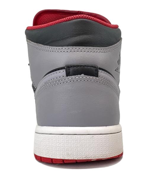 NIKE（ナイキ）NIKE (ナイキ) NIKE AIR JORDAN1 ハイカットスニーカー グレー×ブラック サイズ:28.5の古着・服飾アイテム