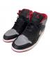 NIKE（ナイキ）の古着「NIKE AIR JORDAN1 ハイカットスニーカー」｜グレー×ブラック