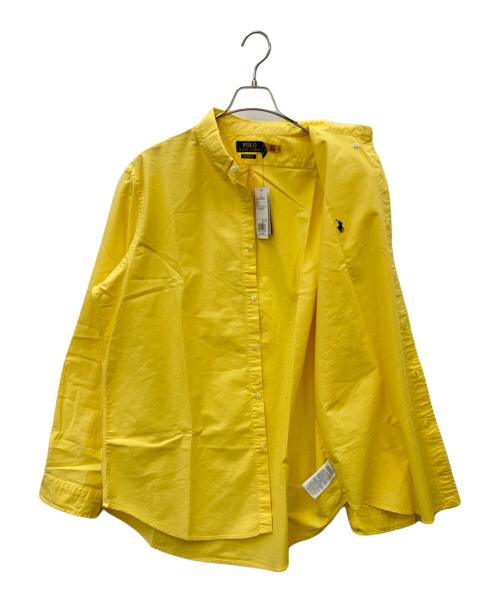 POLO RALPH LAUREN（ポロ・ラルフローレン）POLO RALPH LAUREN (ポロ・ラルフローレン) POLO RALPH LAUREN　クラシックフィットガーメントダイドオックスフォードシャツ　長袖シャツ イエロー サイズ:XLの古着・服飾アイテム