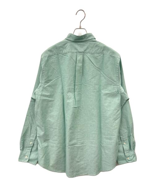 POLO RALPH LAUREN（ポロ・ラルフローレン）POLO RALPH LAUREN (ポロ・ラルフローレン) POLO RALPH LAUREN　クラシックフィットオックスフォードシャツ　長袖シャツ 黄緑 サイズ:XLの古着・服飾アイテム