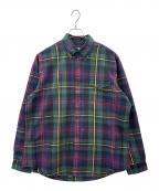 POLO RALPH LAURENポロ・ラルフローレン）の古着「POLO RALPH LAUREN　長袖シャツ」｜ネイビー×グリーン