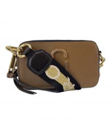 MARC JACOBS（マークジェイコブス）の古着「MARC JACOBS　スナップショット　ショルダーバッグ」｜ブラウン×アイボリー