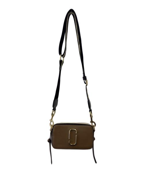 MARC JACOBS（マークジェイコブス）MARC JACOBS (マークジェイコブス) MARC JACOBS　スナップショット　ショルダーバッグ ブラウン×アイボリーの古着・服飾アイテム