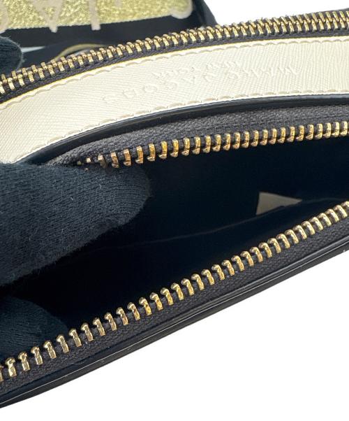 MARC JACOBS（マークジェイコブス）MARC JACOBS (マークジェイコブス) MARC JACOBS　スナップショット　ショルダーバッグ ブラウン×アイボリーの古着・服飾アイテム