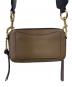 中古・古着 MARC JACOBS (マークジェイコブス) MARC JACOBS　スナップショット　ショルダーバッグ ブラウン×アイボリー：10000円