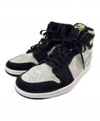 NIKEナイキ）の古着「NIKE　Air Jordan 1 High Zoom CMFT 2　ハイカットスニーカー」｜ホワイト×グリーン