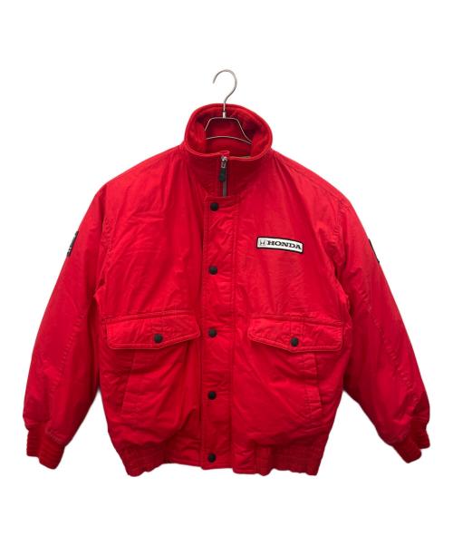 HONDA F-1 COLLECTION（ホンダエフワンコレクション）HONDA F-1 COLLECTION (ホンダエフワンコレクション) HONDA F-1 COLLECTION　ダウンジャケット レッド サイズ:Oの古着・服飾アイテム