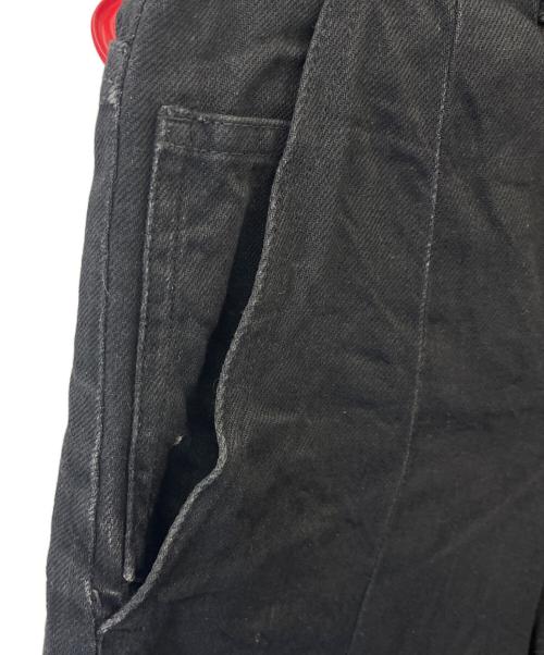 SHINYA KOZUKA（シンヤコズカ）SHINYA KOZUKA (シンヤコズカ) SHINYA KOZUKA　ジーンズ Hi BAGGY DENIM ブラック サイズ:SMALLの古着・服飾アイテム