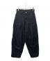 SHINYA KOZUKA（シンヤコズカ）の古着「SHINYA KOZUKA　ジーンズ Hi BAGGY DENIM」｜ブラック