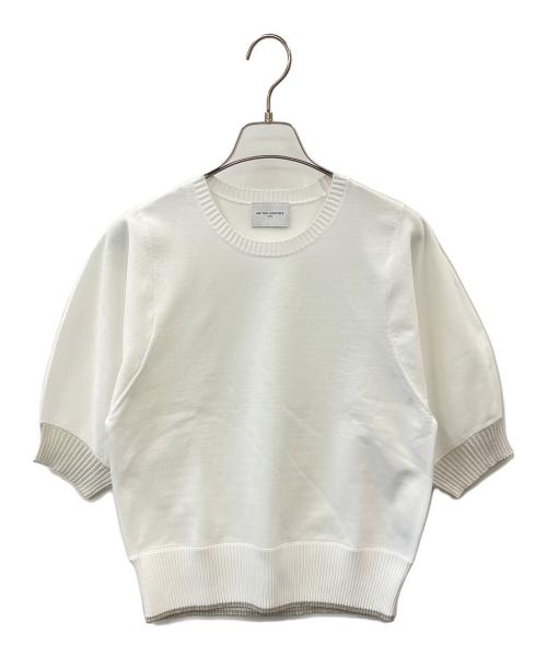 UNITED ARROWS（ユナイテッドアローズ）UNITED ARROWS (ユナイテッドアローズ) 薄手ニット ホワイト サイズ:記載なしの古着・服飾アイテム