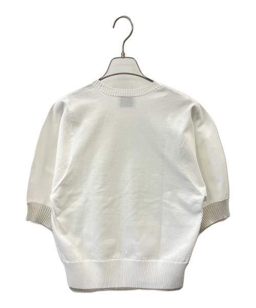 UNITED ARROWS（ユナイテッドアローズ）UNITED ARROWS (ユナイテッドアローズ) 薄手ニット ホワイト サイズ:記載なしの古着・服飾アイテム