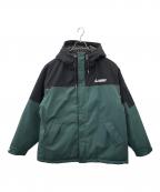 GERRY×BARK MANHATTANジェリー×）の古着「GERRY × BARK MANHATTAN　中綿ジャケット」｜ブラック×グリーン