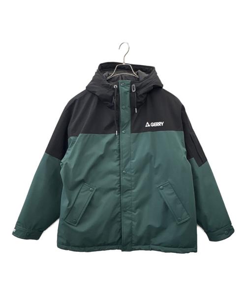 GERRY（ジェリー）GERRY (ジェリー) BARK MANHATTAN GERRY × BARK MANHATTAN　中綿ジャケット ブラック×グリーン サイズ:Lの古着・服飾アイテム