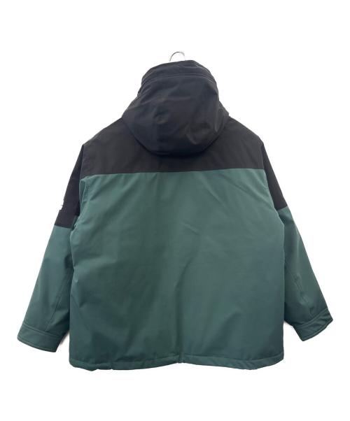 GERRY（ジェリー）GERRY (ジェリー) BARK MANHATTAN GERRY × BARK MANHATTAN　中綿ジャケット ブラック×グリーン サイズ:Lの古着・服飾アイテム