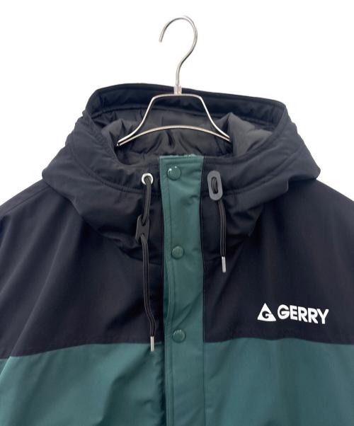 GERRY（ジェリー）GERRY (ジェリー) BARK MANHATTAN GERRY × BARK MANHATTAN　中綿ジャケット ブラック×グリーン サイズ:Lの古着・服飾アイテム