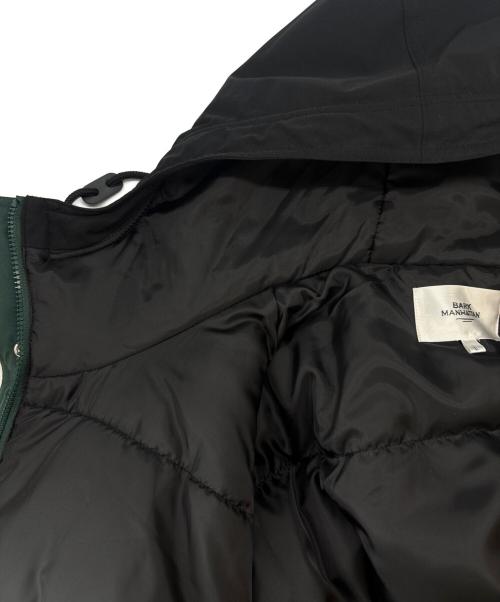 GERRY（ジェリー）GERRY (ジェリー) BARK MANHATTAN GERRY × BARK MANHATTAN　中綿ジャケット ブラック×グリーン サイズ:Lの古着・服飾アイテム