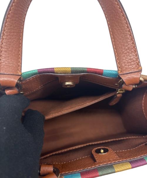 COACH（コーチ）COACH (コーチ) COACH 　デンプシートート22 シグネチャージャカード ウィズ ストライプアンドコーチパッチ 　2WAYショルダーバッグの古着・服飾アイテム
