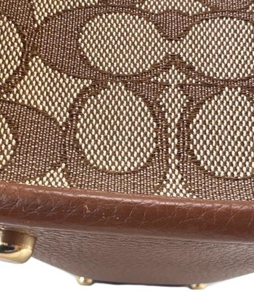 COACH（コーチ）COACH (コーチ) COACH 　デンプシートート22 シグネチャージャカード ウィズ ストライプアンドコーチパッチ 　2WAYショルダーバッグの古着・服飾アイテム