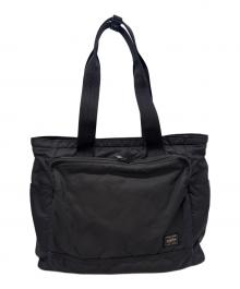 PORTER（ポーター）の古着「PORTER フラッシュ　トートバッグ」｜ブラック