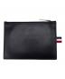 THOM BROWNE. NEW YORK (トムブラウン ニューヨーク) THOM BROWNE. NEW YORK　レザーポーチ ブラック：20000円