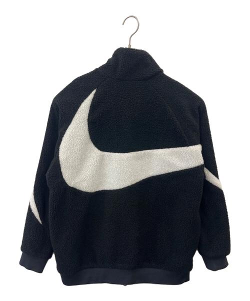 NIKE（ナイキ）NIKE (ナイキ) NIKE  リバーシブルブルゾン ブラック×ホワイト サイズ:Ｌの古着・服飾アイテム