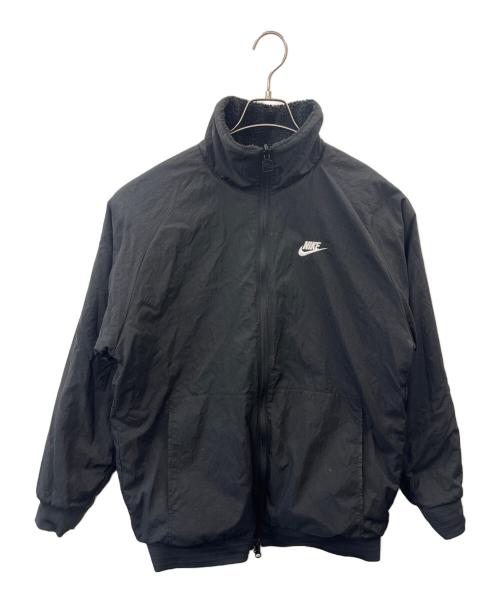 NIKE（ナイキ）NIKE (ナイキ) NIKE  リバーシブルブルゾン ブラック×ホワイト サイズ:Ｌの古着・服飾アイテム