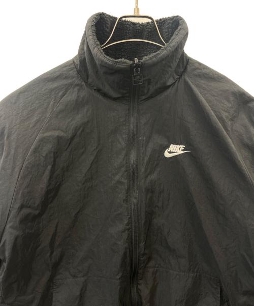 NIKE（ナイキ）NIKE (ナイキ) NIKE  リバーシブルブルゾン ブラック×ホワイト サイズ:Ｌの古着・服飾アイテム