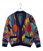 Coogiクージー）の古着「Coogi　厚手カーディガン」｜マルチカラー