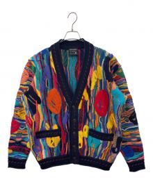 Coogi（クージー）の古着「Coogi　厚手カーディガン」｜マルチカラー