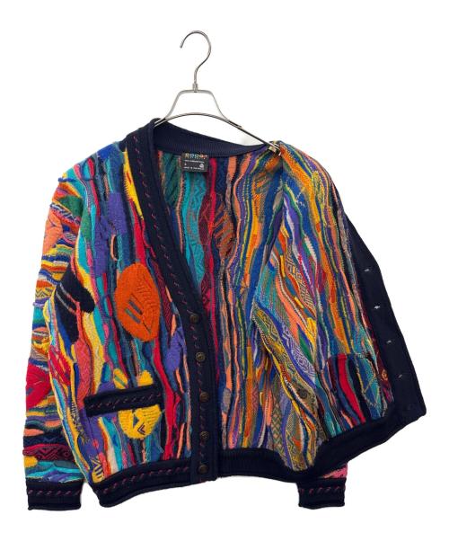 Coogi（クージー）Coogi (クージー) Coogi　厚手カーディガン マルチカラー サイズ:Sの古着・服飾アイテム