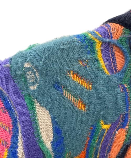 Coogi（クージー）Coogi (クージー) Coogi　厚手カーディガン マルチカラー サイズ:Sの古着・服飾アイテム