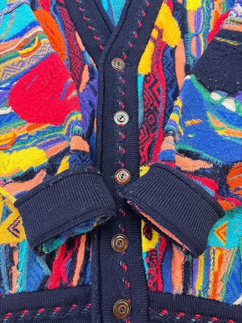 Coogi（クージー）Coogi (クージー) Coogi　厚手カーディガン マルチカラー サイズ:Sの古着・服飾アイテム