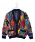 Coogi（クージー）の古着「Coogi　厚手カーディガン」｜マルチカラー