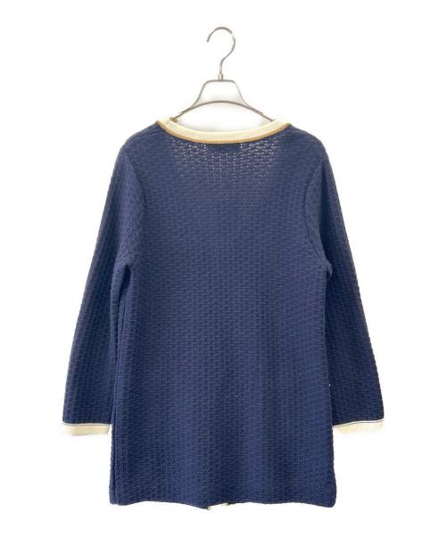 JUSGLITTY（ジャスグリッティー）JUSGLITTY (ジャスグリッティー) JUSGLITTY　薄手カーディガン ネイビー サイズ:２の古着・服飾アイテム
